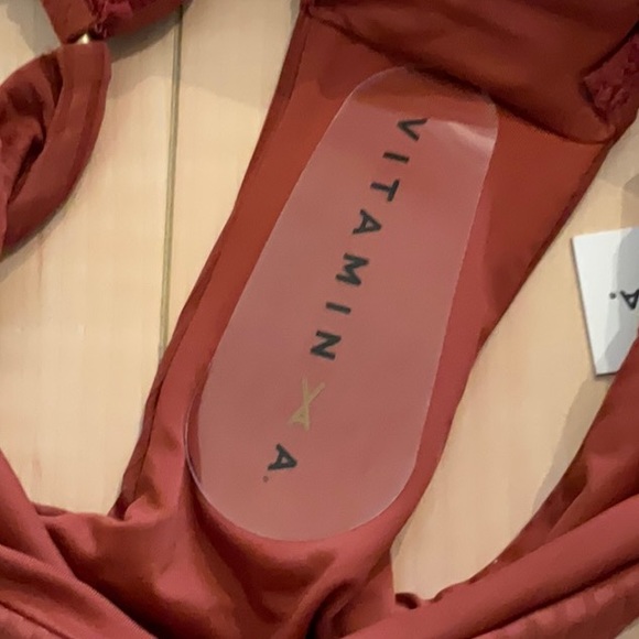 🤎NEW VITAMIN A ECO-RIB SUPERMODEL WITH CHEEKY DOUBLE RING BIKINI BOTTOM - Picture 6 of 9